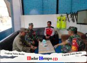 Personel Kodim 1009/Tanah Laut Siaga di Pos Pelayanan Idul Fitri 1447 H Kabupaten Tanah Laut