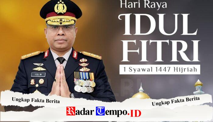 Kadiv Humas Polri Irjen Pol. Johnny Eddizon Isir Sampaikan Ucapan Idulfitri 1447 H, Ajak Pererat Silaturahmi