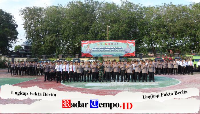 Wujudkan Idul Fitri Aman, Polres Sumenep Gelar Apel Pengamanan Malam Takbiran