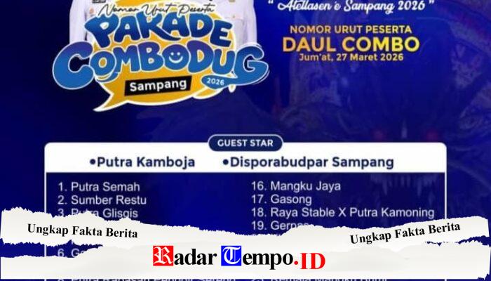 Parade Combodug 2026 Sampang Siap Menggelegar, H. Slamet Junaidi Ajak Warga Jaga Tradisi Selamanya