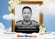 Anggota Ditlantas Polda Metro Jaya Gugur Usai Tugas Pengamanan Mudik