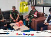 Bersinergi Dengan Polres Tala Personel Kodim 1009/Tla Siaga Di Pos Pelayanan Desa Bentok