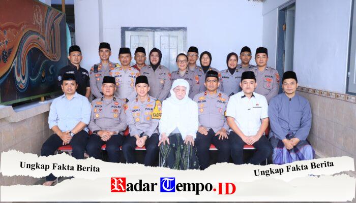 Momentum Lebaran, Kapolres Kediri Kota Bangun Kedekatan dengan Ulama Lirboyo