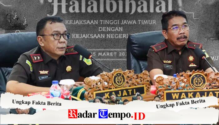 Halalbihalal Virtual, Kejati Jatim Perkuat Soliditas dan Integritas Jajaran Kejari Se-Jatim