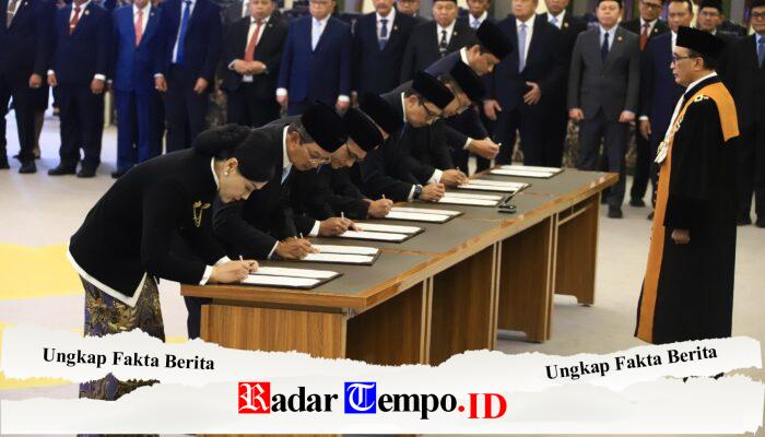 SUMPAH JABATAN ANGGOTA DEWAN KOMISIONER OJK