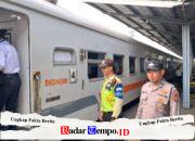 Puncak Arus Balik Lebaran Polres Malang Tingkatkan Pengamanan di Stasiun dan Terminal