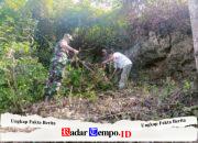 Sinergi TNI Dan Warga, Jumat Bersih Di Gunung Gundul Berjalan Semarak