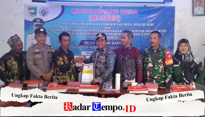 Sebagai Wujud Dukungan Transparansi Pemerintahan Desa, Babinsa Kodim 1009/Tla Hadiri Musyawarah Desa Binaan