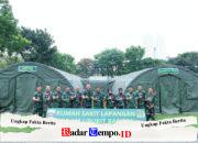 Pangdam I/BB Tinjau Simulasi Gelar Rumah Sakit Lapangan di Makodam I/BB