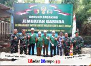 Ground Breaking Jembatan Garuda Di Banggle, Bukti Nyata Kehadiran Negara Untuk Rakyat