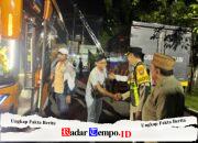 Kapolres Sampang Sambut Kedatangan Puluhan Pemudik Gratis Program “Mudik Seru Bareng NU 2026