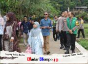 Kapolres Mojokerto Tinjau Objek Wisata di Libur Lebaran Pastikan Keamanan Pengunjung