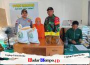 Momentum Halal Bihalal, Danramil Ajak Jaga Kekompakan dan Kondusifitas Wilayah Kebersamaan di Kelua