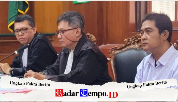 Diruang Gedung Cakra, Afandi Beri Keterangan Tidak Sesuai BAP, Beralibi Tak Sadar Gunakan Sajam Karena Mata sebelah Buta dan Minus 20