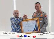 Polresta Sidoarjo Raih Penghargaan Pelayanan Sangat Baik dari Ombudsman RI
