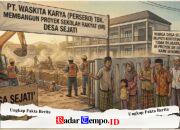 di Desa Sejati Pembangunan SR Aroma Tak Sedap di Mata Masyarakat