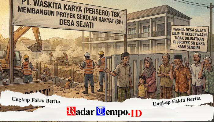 di Desa Sejati Pembangunan SR Aroma Tak Sedap di Mata Masyarakat