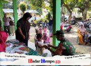 Percepat Penurunan Stunting di Wonodadi, Babinsa Salam Aktif Dampingi Posyandu