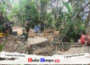 Kerja Keras Satgas Berbuah Hasil, Progres Jembatan Garuda Kian Nyata