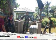 Sinergi TNI dan Masyarakat, Pembangunan Jembatan Garuda Berjalan Lancar