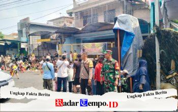 BABINSA Kelurahan Tembok Dukuh, KORAMIL 04 Kecamatan Bubutan Kegiatan: Pengamanan Acara Sedekah Bumi