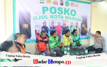 Sinergitas, Polres Madiun Kota Resmikan Posko Ojol KamtibmasPerkuat