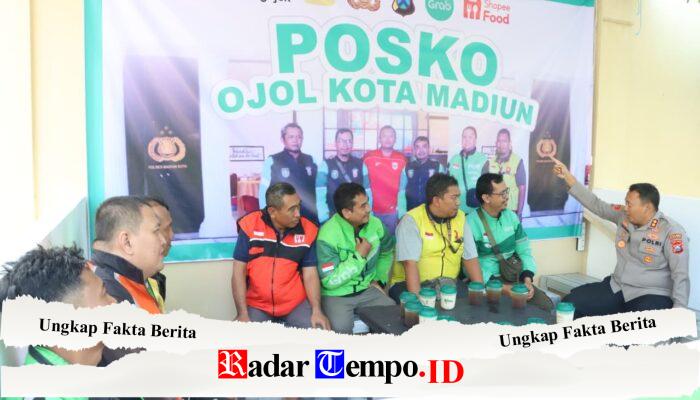 Sinergitas, Polres Madiun Kota Resmikan Posko Ojol KamtibmasPerkuat