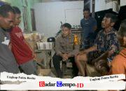 Tingkatkan Keamanan Lingkungan, Polsek Pandih Batu Sambangi Pos Kamling Desa Belanti Siam