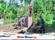 Bangun Sanitasi Babinsa Kerjen Bersama Warga, Wujud Nyata Pencegahan Penyakit