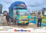 Amankan Kedatangan KMP Drajat Paciran, Polsek Kahayan Kuala Perketat Pengawasan di Pelabuhan Bahaur