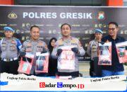 Polres Gresik Ungkap Jaringan Narkoba Lintas Kota, 4 Tersangka Diamankan