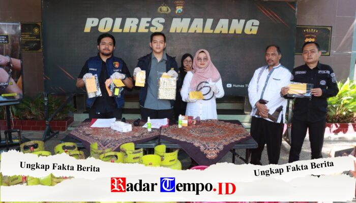 Polres Malang Bongkar Sindikat Pengoplos LPG Bersubsidi di Kepanjen