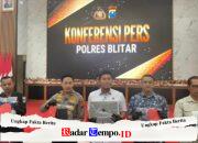Polres Blitar Amankan Residivis Pembobol Tiga Gedung Sekolah