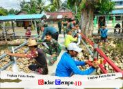 Jembatan Garuda Masuki Tahap Akhir, Pagar Dicat Secara Gotong Royong