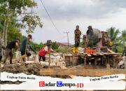 Pondasi Menara Pylon Tuntas, Perakitan Besi Angkur Box Jembatan Garuda Dikebut
