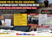Oknum Polisi Polsek Sukapura Dilaporkan Kasus Penggelapan Motor, Propam Polda Jatim Diminta Bertindak Tegas