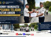 Rutan Ambon Beri Penghargaan Pegawai Teladan sebagai Wujud Apresiasi Kinerja