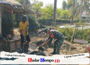 Bangun Fasilitas MCK, Babinsa Desa Binangun Gotong Royong Bantu Warga Demi Tingkatkan Sanitasi Lingkungan