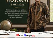 Ketua PAC Pemuda Pancasila Sukomanunggal Moch Fathul Ulum, S.Kom Hardiknas Ki Hajar Dewantara sebagai Bapak Pendidikan Nasional