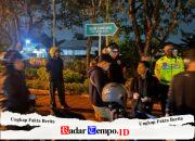 POLRES PAMEKASAN TINDAK TEGAS BALAP LIAR DAN PREMANISME DENGAN AMANKAN 9 MOTOR DAN SATU PEMUDA PEMBAWA SENJATA TAJAM