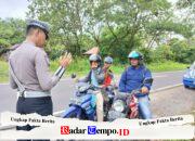 Satlantas Polres Pulang Pisau Tingkatkan Patroli di Titik Rawan Laka Lantas