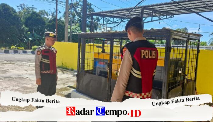 Tingkatkan Keamanan Objek Vital, Satsamapta Polres Pulang Pisau Patroli ke Perbankan
