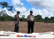 Dukung Swasembada Pangan, Polsek Kahayan Hilir Tanam Jagung di Bereng