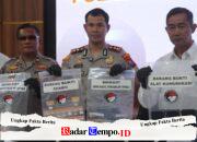 Polres Probolinggo Kota Ungkap Narkoba Amankan 9 Tersangka Pengedar Sabu