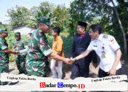 Danrem 081/DSJ Di Dampingi Dandim 0808/Blitar, Tinjau Lokasi Jembatan Garuda Perintis Yang Akan Dibangun
