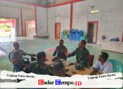 Jalin Silaturahmi, Danramil 1208-02/Sejangkung Komsos ke Kantor Desa Wilayah Binaan
