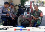 SINERGITAS TNI-POLRI JAGA KAMTIBMAS WILAYAH BUBUTAN