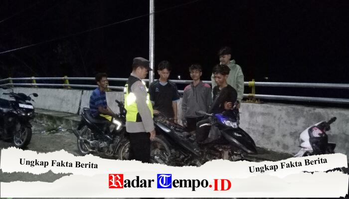 Patroli KRYD di Bahaur Hilir, Polsek Kahayan Kuala Tingkatkan Keamanan Malam