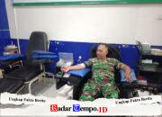 Aksi Kemanusiaan Babinsa Barabai, Donorkan Darah Demi Keselamatan Warga