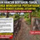 JALAN HANCUR BERTAHUN-TAHUN, WARGA WONOANYAR PERTANYAKAN KINERJA PEMDES KARANG JATIANYAR